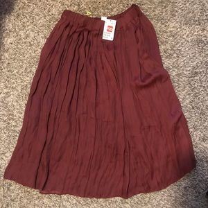 H&M Maroon Skirt